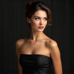 Elegant portrait photography example
